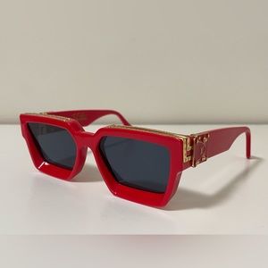LOUIS VUITTON 1:1 MILLIONAIRES RED SUNGLASSES